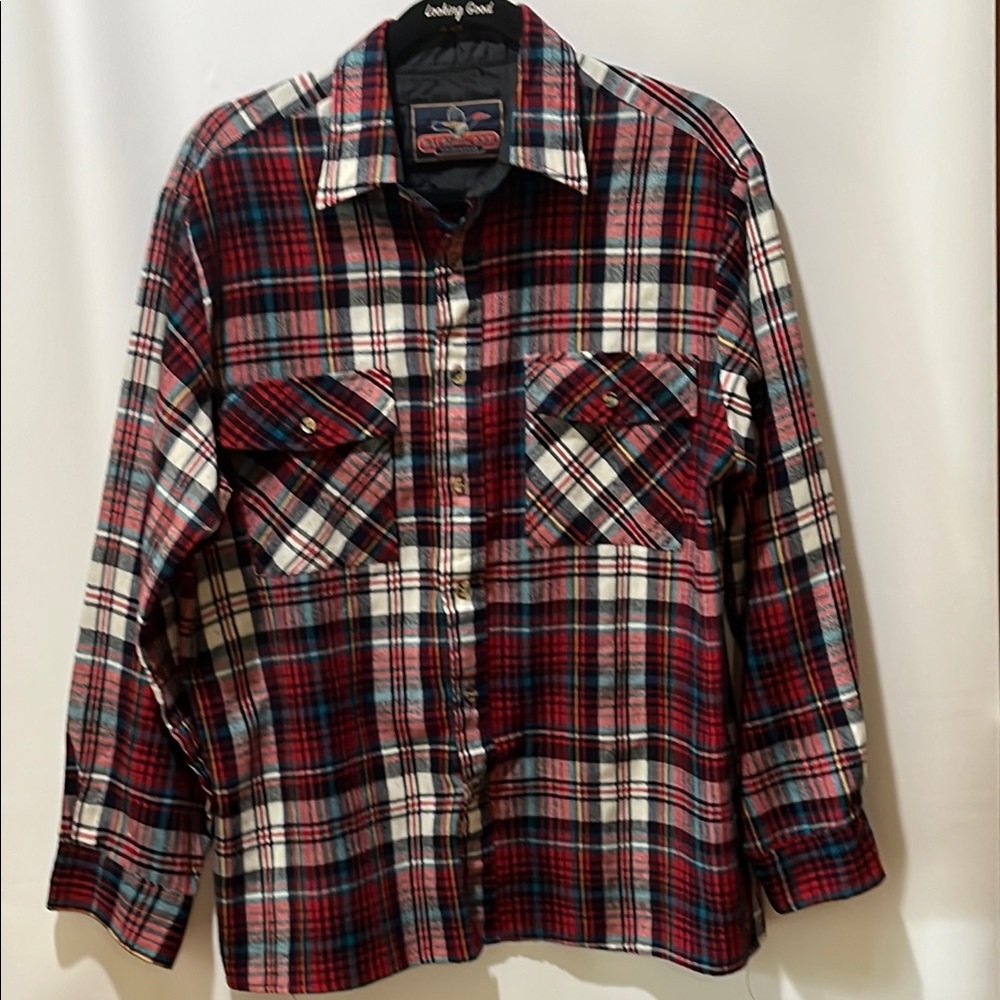 Vintage 90's Back Packer Brand Sports Plaid Men Size Large